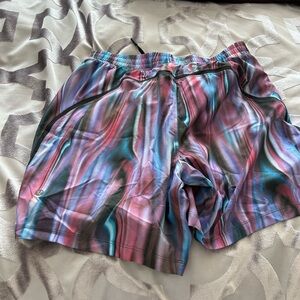 lululemon athletica Pink and Blue Athletic Shorts